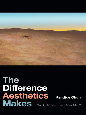cover image of The Difference Aesthetics Makes